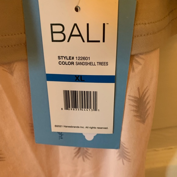 NWT pj set Bali cloud knit sand shell trees XL - Picture 4 of 11